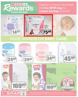 SPAR EASTERN CAPE : Here For You (24 August - 5 September 2021) Valid in Acres, Algoa Park, Aliwal North, Aspen, Burgersdorp. Cambridge, Camdeboo, Cradock, Crossways, Dagbreek, Fig tree, Fleet, page 7