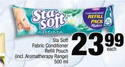 Sta Soft Fabric Conditioner Refill Pouch(Incl.Aromatherpy Range)-500ml Each