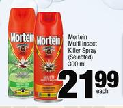 Mortein Multi Insect Killer Spray-300ml Each