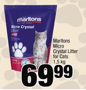 Marltons Micro Crystal Litter For Cats-1.5Kg