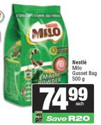 Nestle Milo Gusset Bag-500g