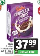 Spar Squillos Cereal Range Assorted-320g-350g