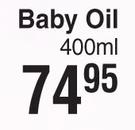 Baby Things Baby Oil-400ml