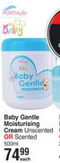 Portia M For Baby Gentle Moisturising Cream Unscented Or Scented-500ml Each