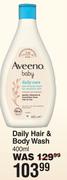 Aveeno Baby Daily Hair & Body Wash-400ml