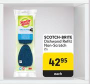 Scotch Brite Dishwand Refill Non Scratch-2's Each