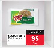 Scotch Brite Pot Scourers-For 5 x 3's