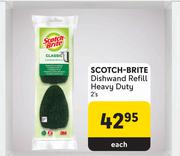 Scotch Brite Dishwand Refill Heavy Duty-2's Each