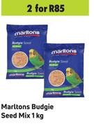 Marltons Budgie Seed Mix-For 2 x 1Kg