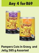 Pampers Cuts In Gravy & Jelly Assorted-For 4 x 385g