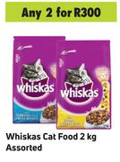Whiskas Cat Food Assorted-For 2 x 2Kg