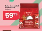 Delux Choc Coated Snow Mallow-18 x 16g