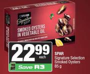 Spar Signature Selection Smoked Oysters-85g Each