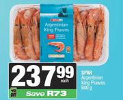 Spar Argentinian King Prawns-800g