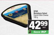 Spar Marksbury Select Danish Blue Cheese-100g Each