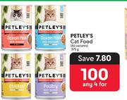 Petley's Cat Food (All Variants)-For 4 x 375g