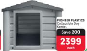 Pioneer Plastics Collapsible Dog Kennel-Each