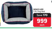 Dog's Life 3 XL Dog Bed-Each