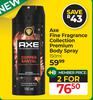 Axe Fine Fragrance Collection Premium Body Spray-For 2 x 150ml