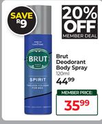 Brut Deodorant Body Spray-120ml