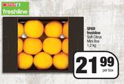 Spar Freshline Soft Citrus Mini Box-1.2Kg Per Box