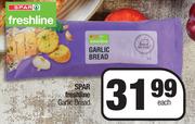Spar freshline Garlic Bread-Each