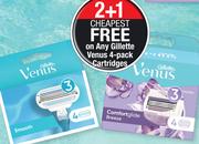 Gillette Venus Smooth Cartridges (4-Pack)-Per Pack