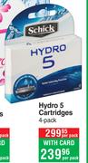 Schick Hydro 5 Cartridges (4 Pack)-Per Pack