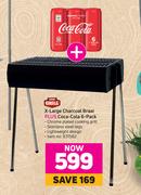 Expert Grill X-Large Charcoal Braai Plus Coca Cola 6 Pack