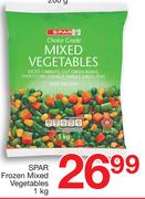 Spar Frozen Mixed Vegetables-1Kg