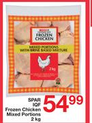 Spar IQF Frozen Chicken Mixed Portions-2Kg