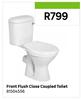 Front Flush Close Coupled Toilet 81504556