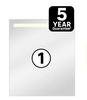 Sensea Essential Rectangular Bathroom LED Mirror W60cm x H70cm 81492033