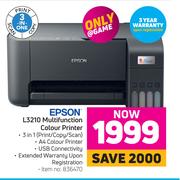 Epson L3210 Multifunction Colour Printer