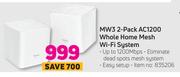 MW3 2 Pack AC1200 Whole Home Mesh WiFi System