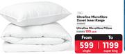 Ultrafine Microfibre Duvet Inner Range