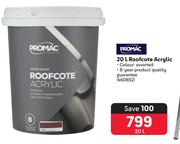 Promac Roofcote Acrylic 460652-20Ltr