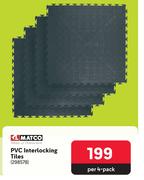 Matco PVC Interlocking Tiles 298578-Per 4 Pack