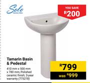 Solo Tamarin Basin & Pedestal