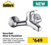 Builders Nova Bath Mixer & Handshow