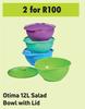Otima 12L Salad Bowl With Lid-For 2