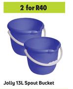 Jolly 13L Spout Bucket-For 2