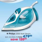 Philips 2000 Watt Steam Iron GC2040/70