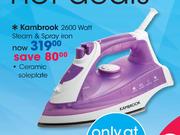 Kambrook 2600 Watt Steam & Spray Iron