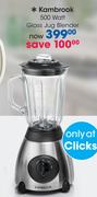Kambrook 500 Watt Glass Jug Blender