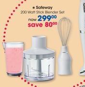 Safeway 200 Watt Stick Blender Set