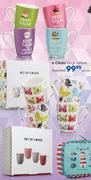 Clicks Mugs 4-Pack Assorted-Per Set