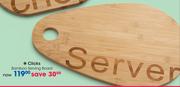 Clicks Bamboo Serving Board