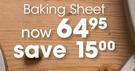 Clicks Gold Baking Sheet