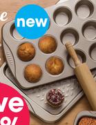 Clicks Gold 12-Cup Muffin Pan